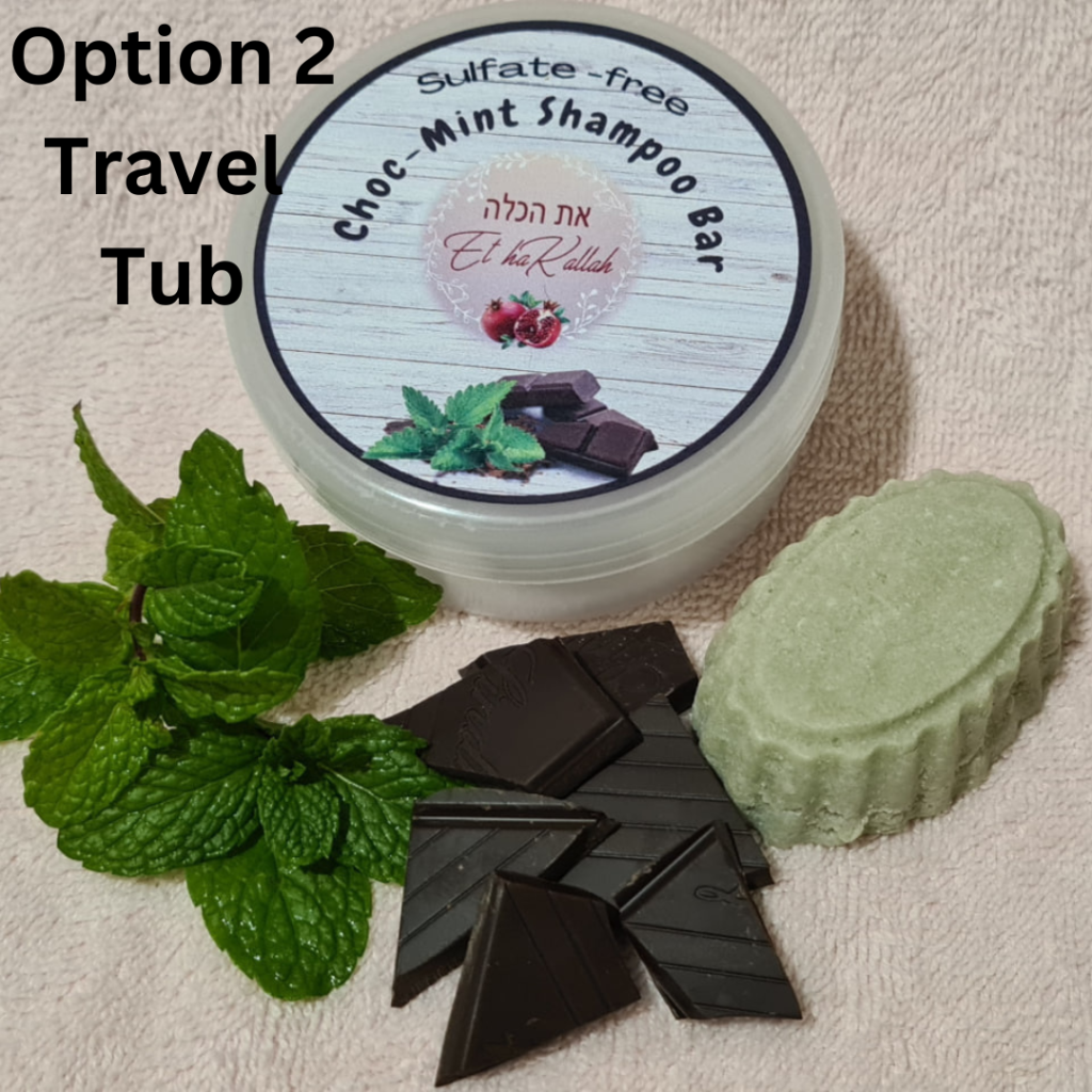 Sulfate-free Choc-Mint Shampoo Bar