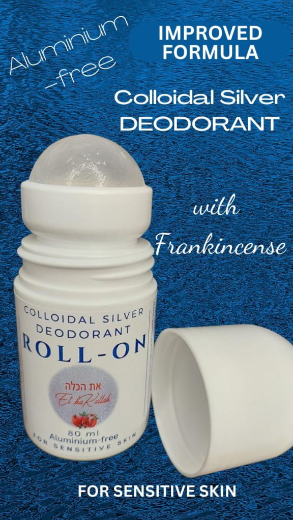 Aluminium-free Colloidal Silver Deodorant Roll-on